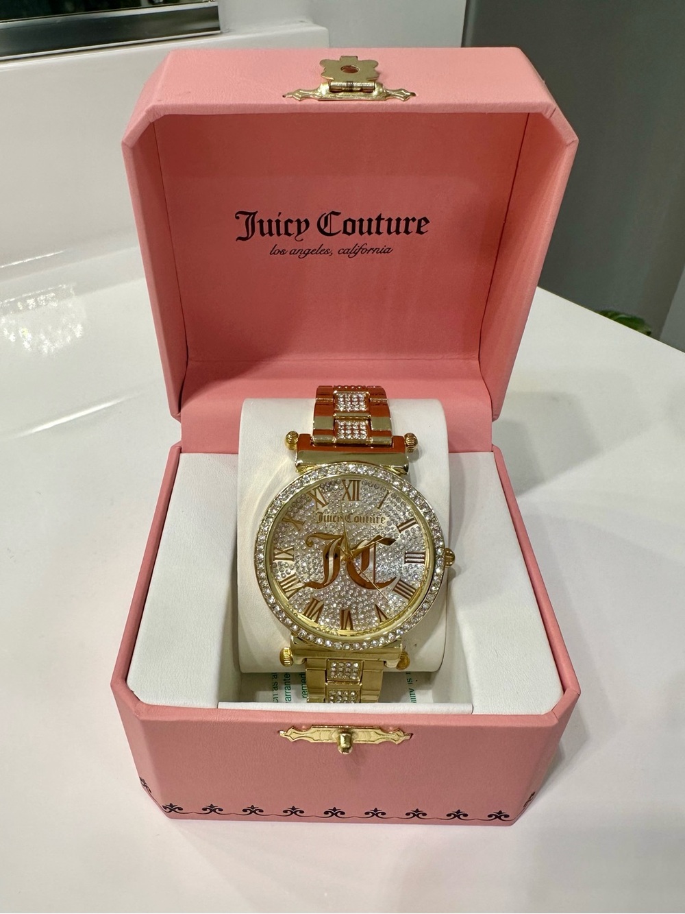 NEW Juicy Couture Gold Crystal-Embellished Watch💎✨